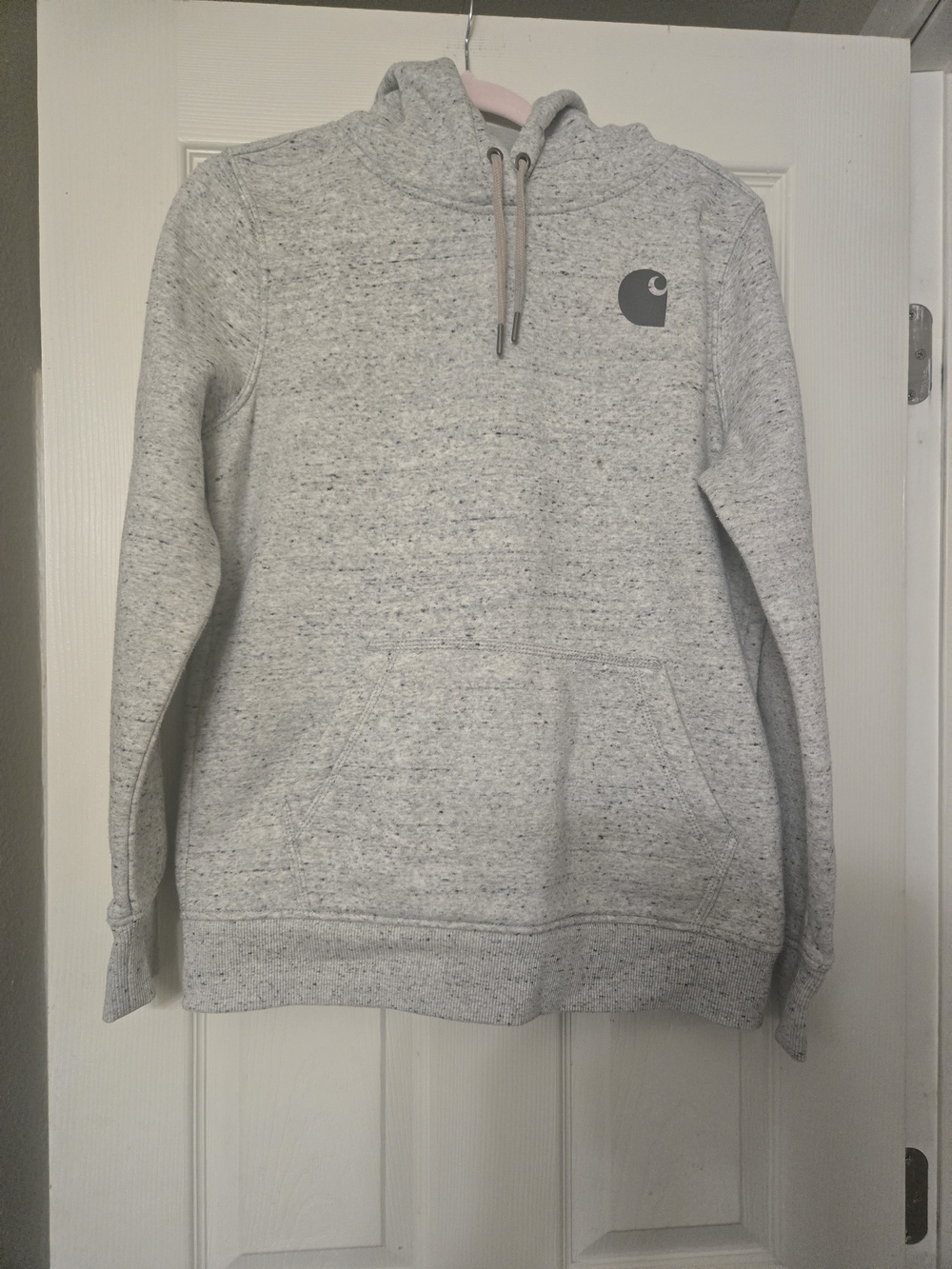 Carhartt Women's Heather Gray Pullover Hoodie Sweater